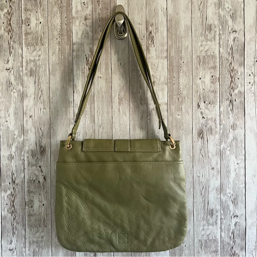 Liz Claiborne Green Leather Shoulder Bag